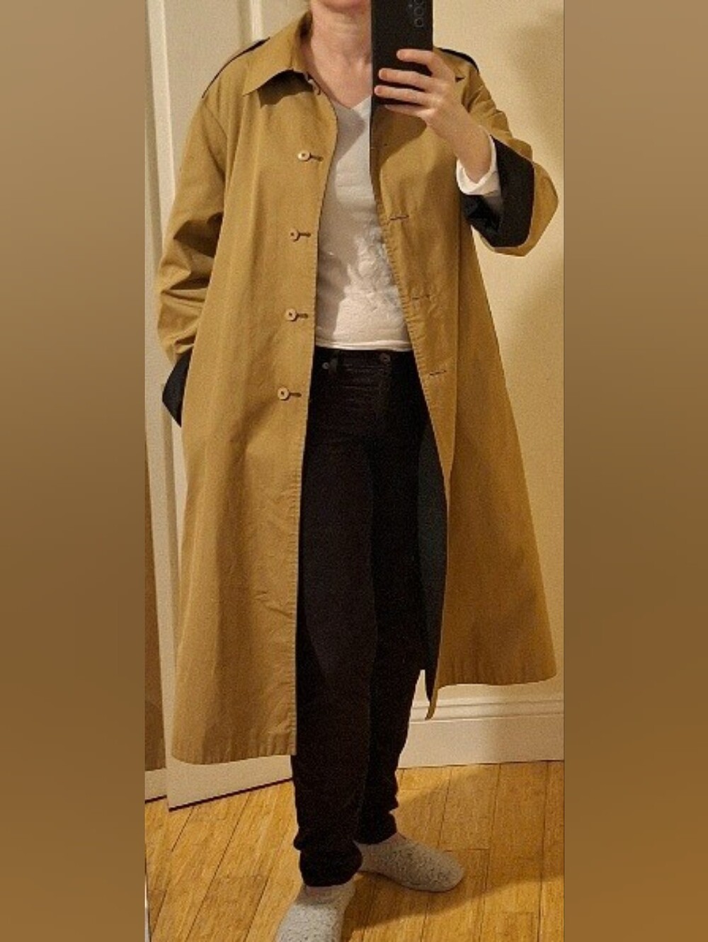 REVERSIBLE Trench Coat